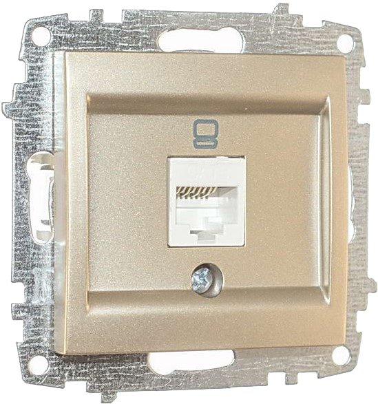 

Розетка компьютерная Elbi Zena-Vega 609-011400-247 (титан)