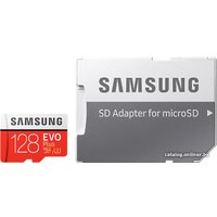 Карта памяти Samsung EVO Plus microSDXC 128GB + адаптер