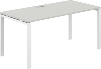 Офисный стол Norden 160х80х75 SG.209.SH.63.WH (белый/серый бархат)