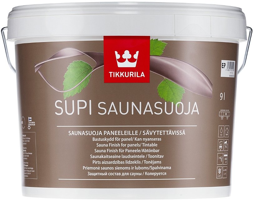 

Лак Tikkurila Supi Saunasuoja 9 л