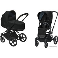 Универсальная коляска Cybex Priam (2 в 1, deep black, шасси matt black)