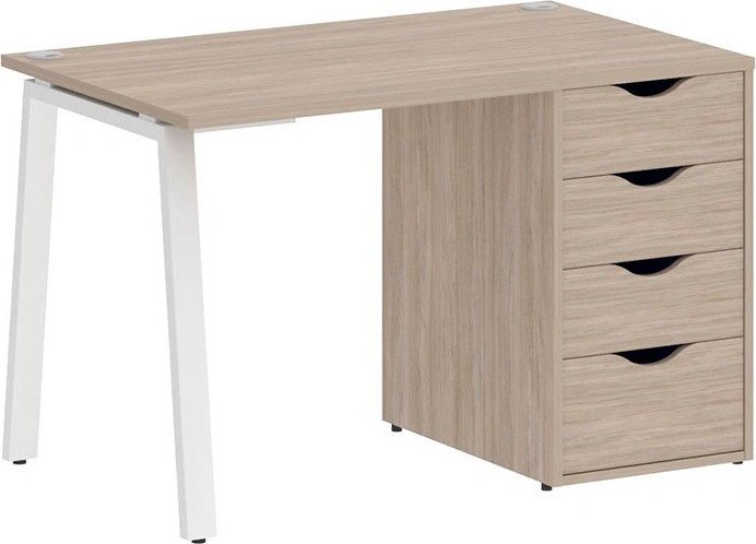 

Стол Riva Home Office VR.SP-3-118.4.A White (дуб аттик)