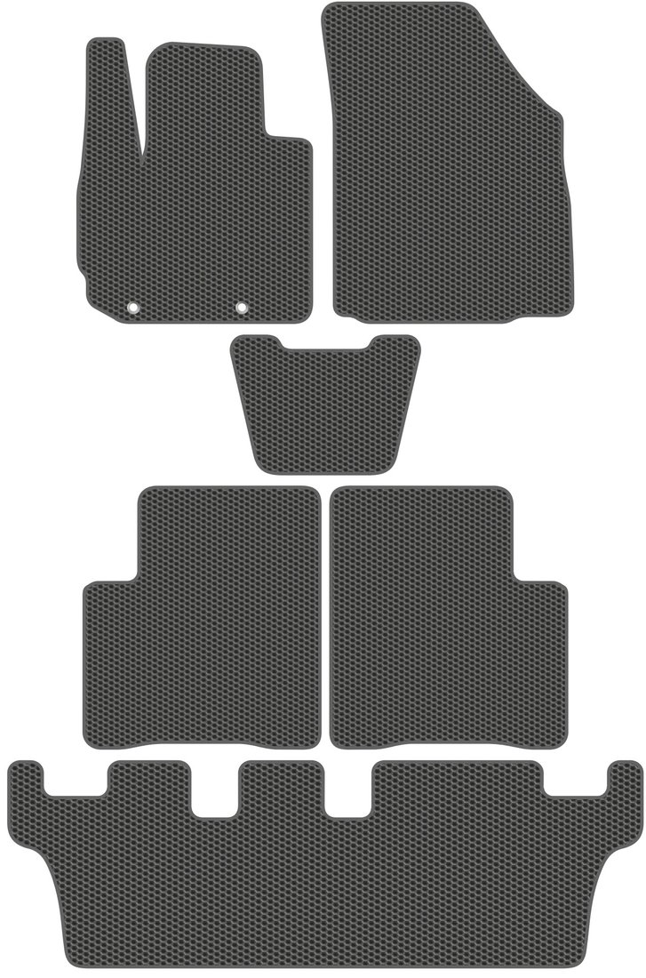 

Комплект ковриков для авто Alicosta Mitsubishi Xpander I (минивэн / NC1W) +3 ряд 2017 - 2022 (серый)