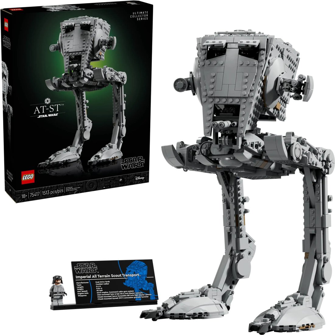 

Конструктор LEGO Star Wars 75417 AT-ST Walker