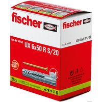 Дюбель универсальный Fischer UX 6X50 R S/20 94759 (25 шт)