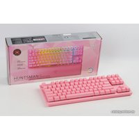 Клавиатура Razer Huntsman V2 TKL (розовый, Razer Opto-Mechanical Red, нет кириллицы)