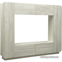 Стенка Олмеко Лаванда-2 П00203434 (белый/бетон пайн белый)