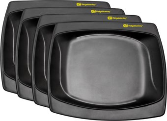Набор обеденных тарелок RidgeMonkey DLX Standard Plate Four Pack RM896