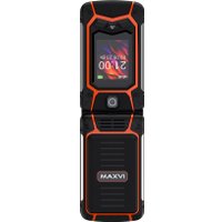 Кнопочный телефон Maxvi E10ds (оранжевый)