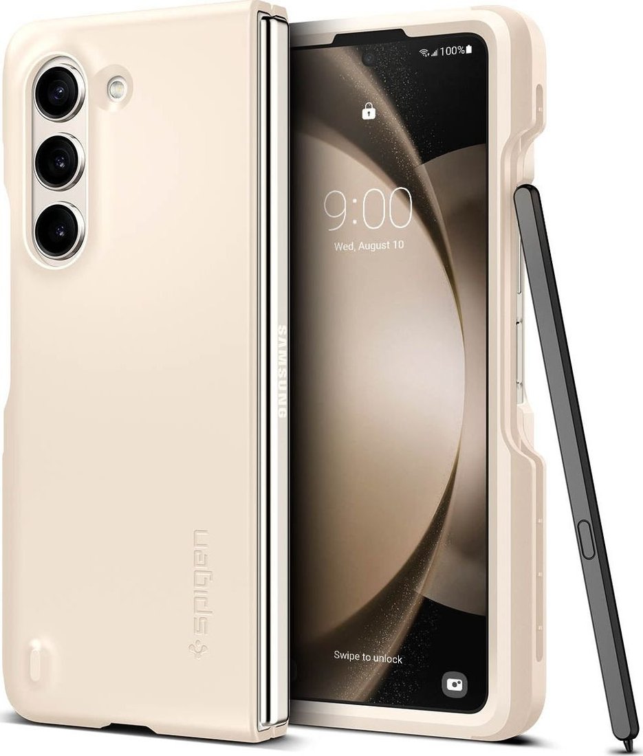 

Чехол для телефона Spigen Thin Fit P (S Pen) для Galaxy Z Fold 5 ACS06210 (бежевый)