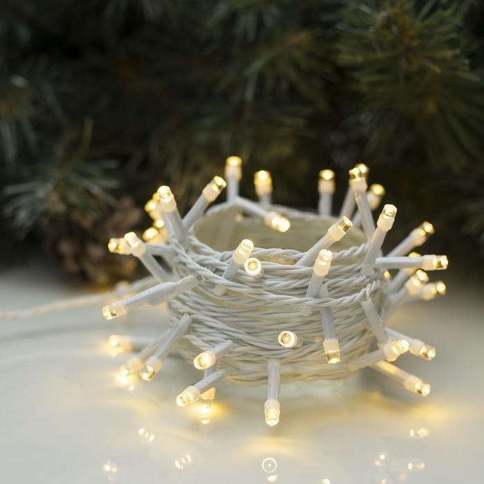 

Новогодняя гирлянда Luazon Нить 50 LED 5м (теплый белый) 3556773