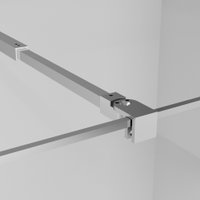 Душевая стенка Niagara NG-660-90 90x195 (хром/прозрачное стекло) в Пинске