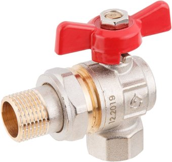 Запорная арматура AV Engineering Шаровой кран угловой бабочка НР-ВН 1" AVE094001E