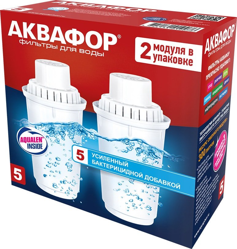 

Комплект картриджей АКВАФОР B5 B100-5 (2 шт)