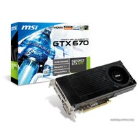 Видеокарта MSI GeForce GTX 670 2GB GDDR5 (N670GTX-PM2D2GD5/OC)