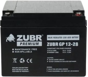 Аккумулятор для ИБП Zubr GP 12-28 12V 28Ah