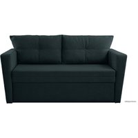 Диван Brioli Пино К двухместный (рогожка, J17 темно-синий)