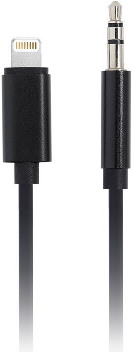 Кабель SmartBuy iK-512-35 Lightning - Jack 3.5 мм (1 м, черный)