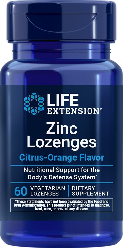 БАД Life Extension Zinc Lozenges (60 пастилок)