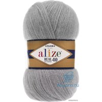 Пряжа для вязания Alize Angora real 40 21 (480 м, серый)