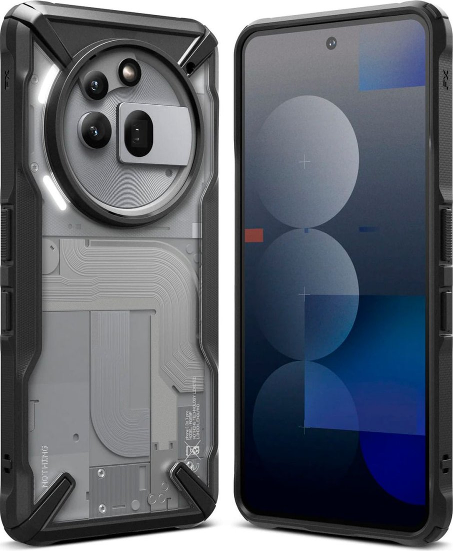 

Чехол для телефона Ringke Fusion X для Nothing Phone (3A) Pro Black