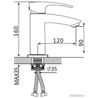 Смеситель Vieir V433511-G