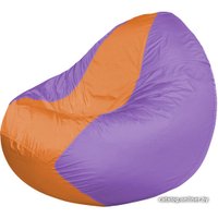 Кресло-мешок Flagman Classic К2.1-107 (сиреневый/оранжевый)