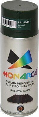 

Эмаль Monarca Универсальная RAL 6005 0.52 л (зеленый мох)