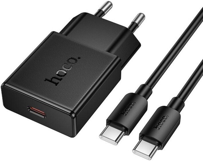Сетевое зарядное Hoco N74 USB Type-C (черный)
