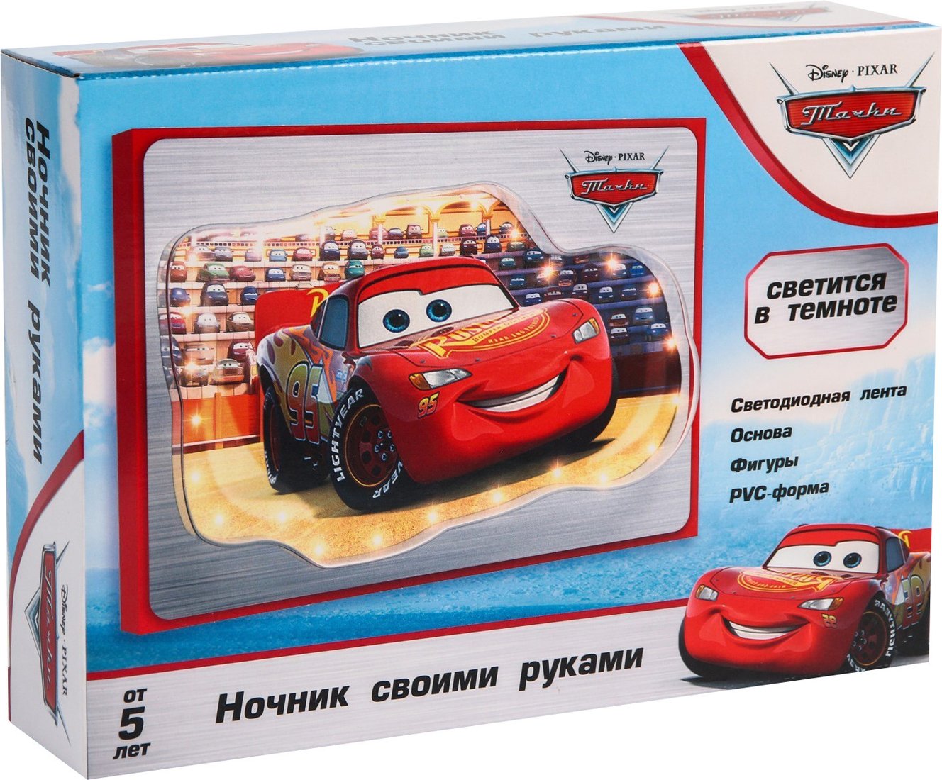 

Набор для создания поделок/игрушек Disney Ночник своими руками. Тачки 6580729