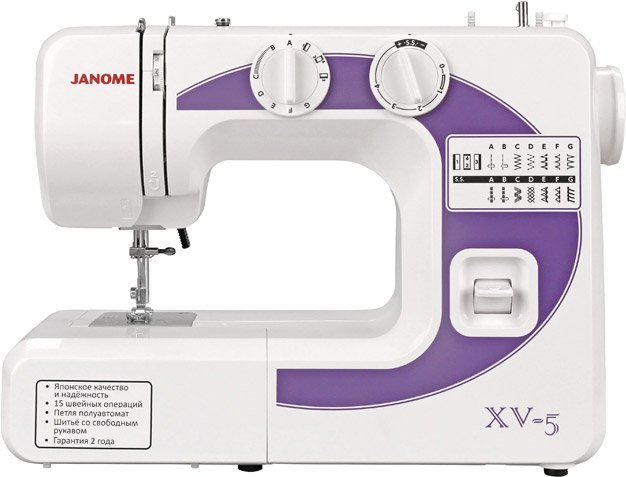 

Электромеханическая швейная машина Janome XV-5