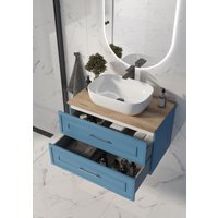  Cersanit Тумба под умывальник Classic 80 69091 (голубой матовый)