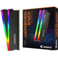 Оперативная память Gigabyte Aorus RGB 2x8GB DDR4 PC4-26600 GP-ARS16G33