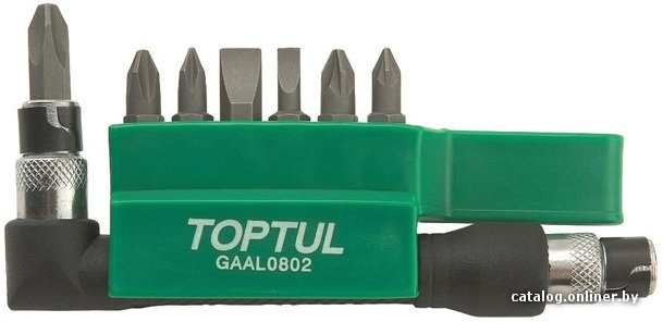 Набор отвертка с битами Toptul GAAL0802 8 предметов