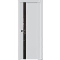 Межкомнатная дверь ProfilDoors 62U R 70x200 (аляска, стекло черный лак)