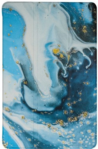 Чехол для планшета JFK Smart Case для Samsung Galaxy Tab A9+ (голубой мрамор)