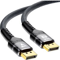 Кабель USBTOP DisplayPort - DisplayPort v2.1 (оплетка, 2 м, черный) в Барановичах