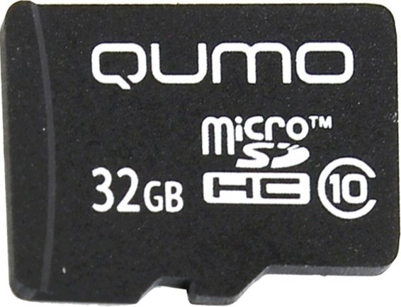 

Карта памяти QUMO microSDHC QM32GMICSDHC10NA 32GB