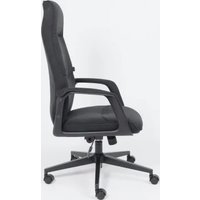 Офисное кресло AksHome Sierra (черная ткань/черный металл)