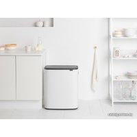 Система сортировки мусора Brabantia Bo Touch Bin 2x30 л (белый)