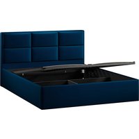 Кровать Трия Стелла Тип 1 140x200 (велюр Confetti Blue)