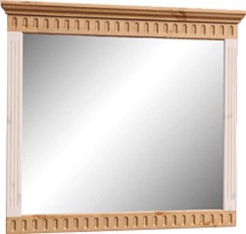 

Зеркало ММЦ Хельсинки 105x86 (белый воск/антик)