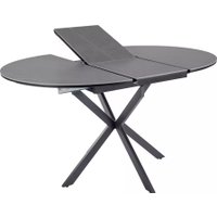 Кухонный стол Signal Gaston ceramic 100-135/100 (серый/черный)