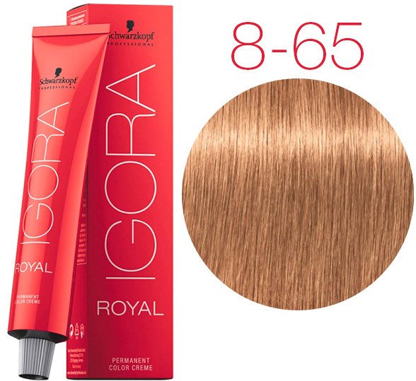 

Крем-краска для волос Schwarzkopf Professional Igora Royal Permanent Color Creme 8-65 60 мл