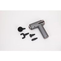 Перкуссионный массажер Miru BM-19 (4 насадки, серый)