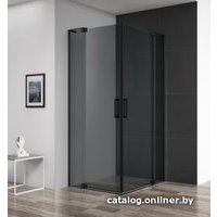 Душевой уголок Cezares SLIDER-AH-2-90/100-100/110-GRIGIO-NERO