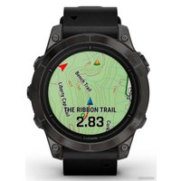 Умные часы Garmin Epix Pro Gen 2 Sapphire 47 мм (карбоново-серый титан/черный, с кожаным и силиконовым ремешками)