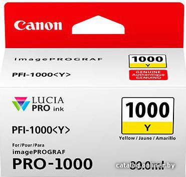 Картридж Canon PFI-1000 Y
