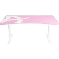 Геймерский стол Arozzi Arena Gaming Desk (белый/розовый)