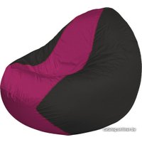Кресло-мешок Flagman Classic К2.1-133 (черный/фуксия)